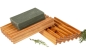 Preview: Seifenhalter Lärche , Seifenhalter Set , Eselsmilchseife, Holz Seifenschale ,